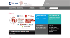 Desktop Screenshot of cher.cci.fr