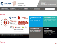 Tablet Screenshot of cher.cci.fr